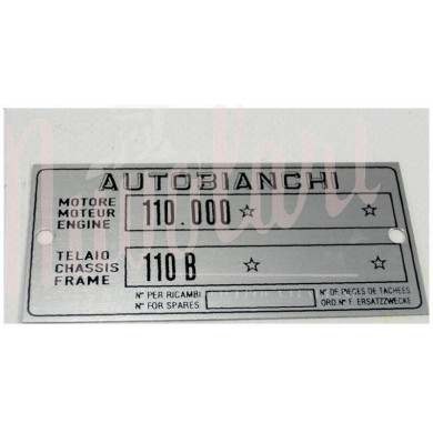 ETICHETTA IDENTIFICATIVA 110B