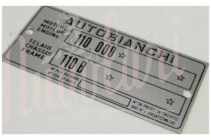 ETICHETTA IDENTIFICATIVA 110B