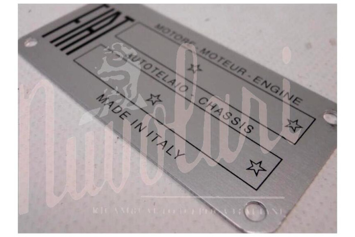 ETICHETTA IDENTIFICATIVA FIAT