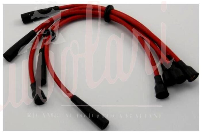 SERIE CAVI CANDELE ROSSI PER FIAT 124 ST 1600 