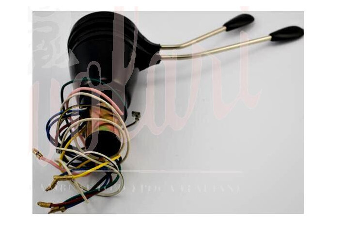 DEVIO LUCI ASTA CROMATA NERA - LIGHT SWITCH