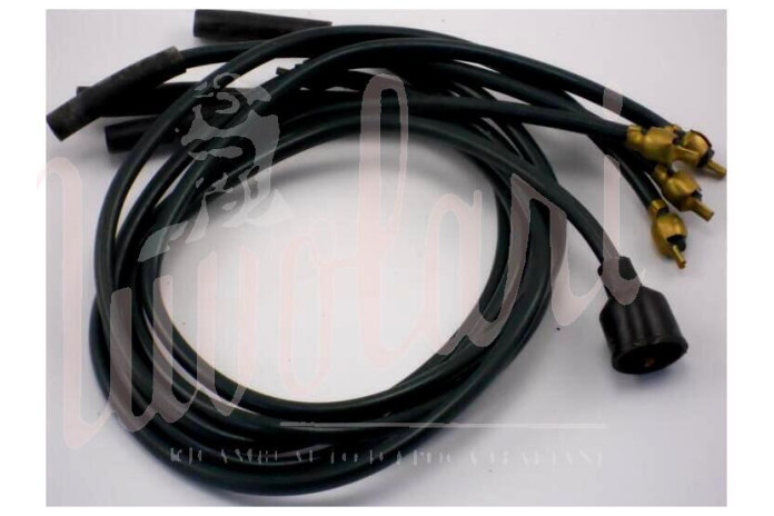 SERIE CAVI CANDELE VERDI mm5 PER FIAT 600 D 