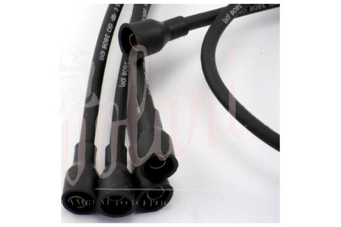 SERIE CAVI CANDELE NERISILICONE PER LANCIA BETA MONTECARLO 