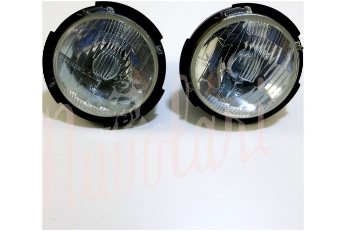 COPPIA FARO CARELLO ASSD/130 C/OSC C/CALOTTA
