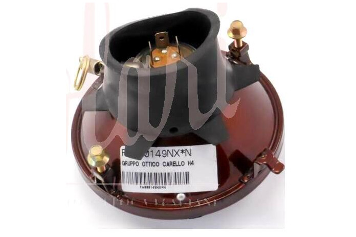 GRUPPO OTTICO CARELLO H4 D/130 C/OSCURATORE 2 ATT