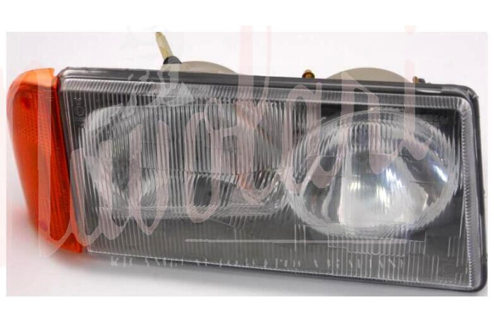 FARO SIEM H4 H1 C/ REG AUTO FANALINI ARANCIO