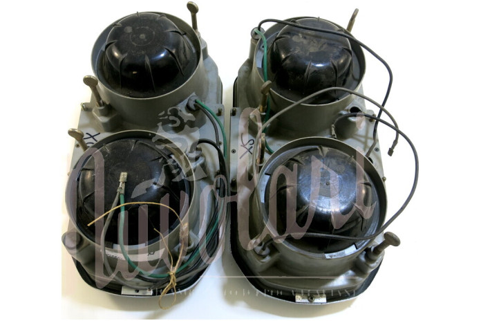 COPPIA FARO CARELLO H1 H1 C/REG MANUALE S/CORNICE