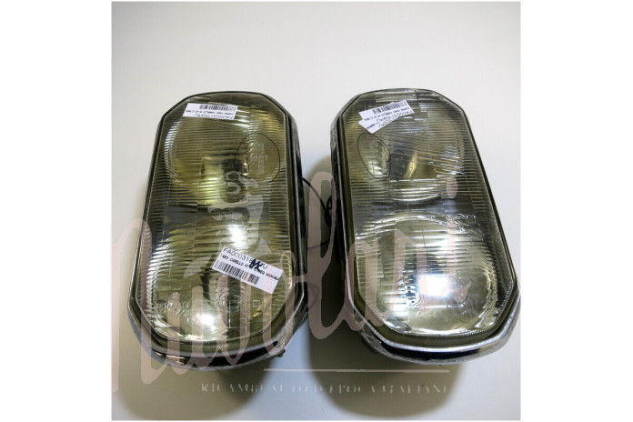 COPPIA FARO CARELLO H1 H1 C/REG MANUALE C/CORNICE