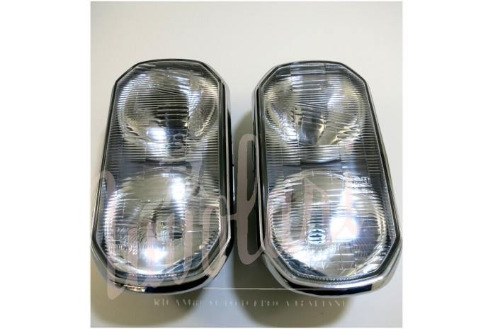 COPPIA FARO CARELLO H1 H1 C/REG MANUALE C/CORNICE