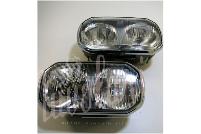 COPPIA FARO CARELLO H1 H1 C/REG MANUALE C/CORNICE