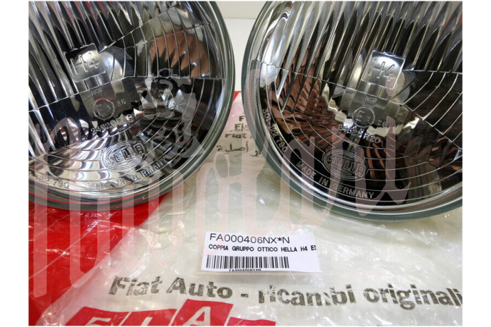 COPPIA GRUPPO OTTICO HELLA H4 EST C/OSC 4 ATT