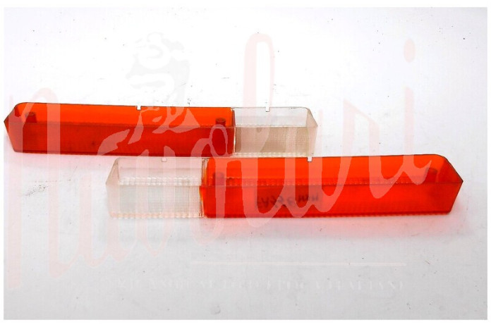 COPPIA LENTI FANALE POST ALTISSIMO ARANCIO BIANCO