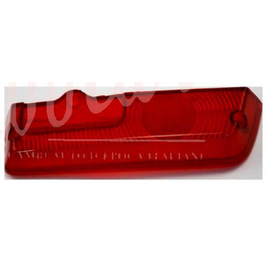LENTE FANALE POS ALTISSIMO ROSSA X FANALE METALLO