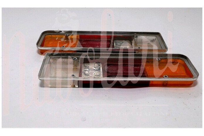 COPPIA LENTI FAN POS CARELLO C/RETRO BORDO CROMATO