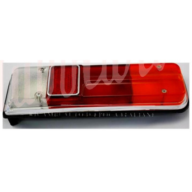 FANALE POST ALTISSIMO LENTE C/RETRO BORDO CROMATO