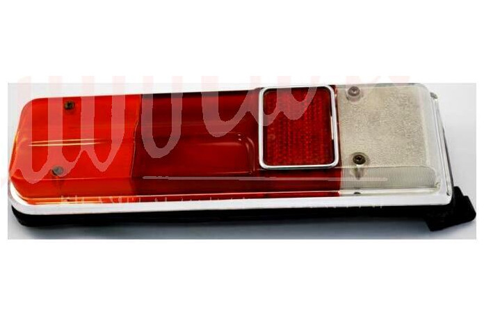 FANALE POST ALTISSIMO LENTE C/RETRO BORDO CROMATO