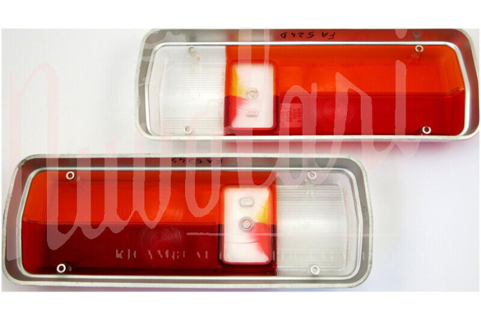 COPPIA LENTI FANALI POSTERIORI CARELLO