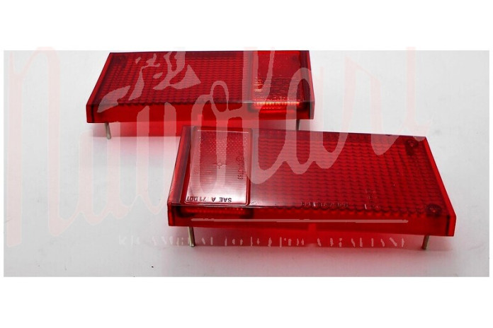 COPPIA LENTI STOP FANALI POST ALTISSIMO ROSSE