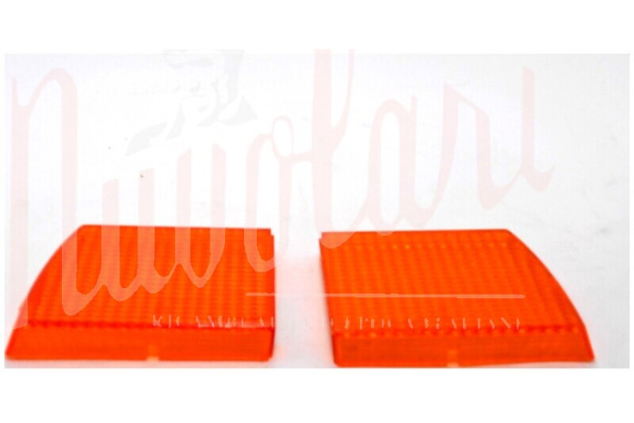 COPPIA LENTI FRECCE FANALI POST ALTISSIMO ARANCIO