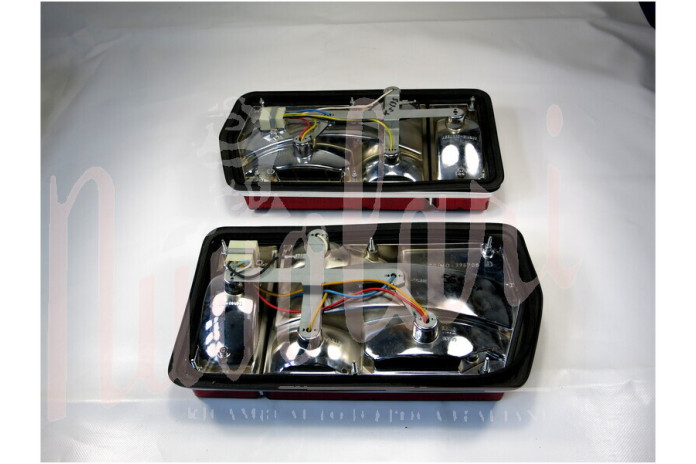 COPPIA FANALI POST ALTISSIMO BORDO CROMATO