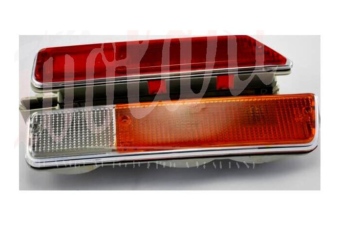 FANALE POSTERIORE CARELLO LENTE BORDO CROMATO