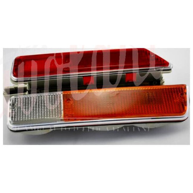 FANALE POSTERIORE CARELLO LENTE BORDO CROMATO