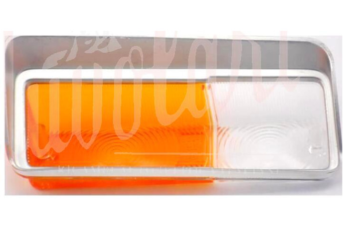 COPPIA LENTI ANTERIORI CARELLO BIANCA ARANCIO PER ALFA ROMEO 1750 