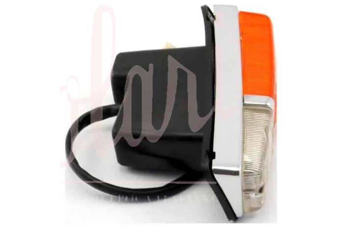 FANALINO ANTERIORE CARELLO BIANCO/ARANCIO