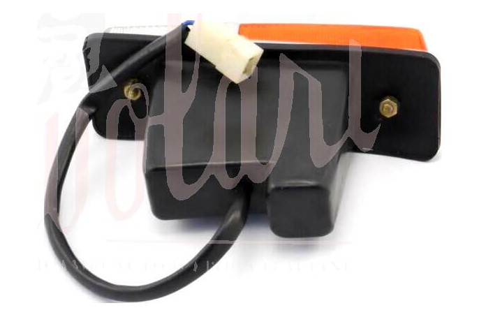 FANALINO ANTERIORE CARELLO BIANCO/ARANCIO