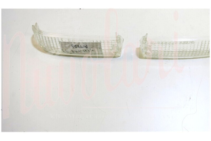 COPPIA LENTE FANALINI ANTERIORI CARELLO BIANCA