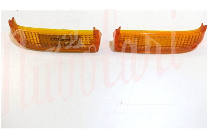 COPPIA LENTE FANALINI ANTERIORI CARELLO ARANCIO