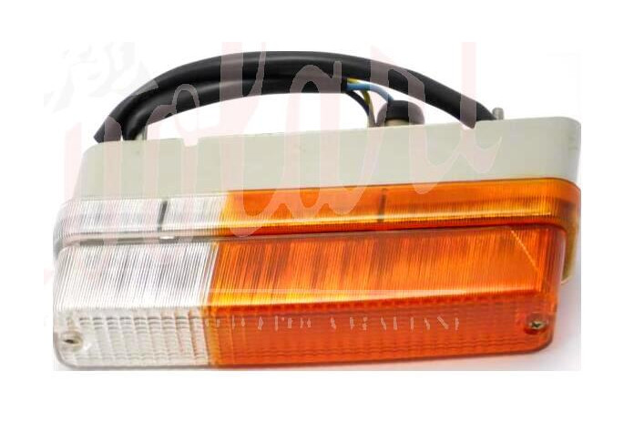 FANALINO ANT OLSA BIANCO/ARANCIO (2 LAMPADE )