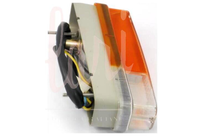 FANALINO ANT OLSA BIANCO/ARANCIO (2 LAMPADE )