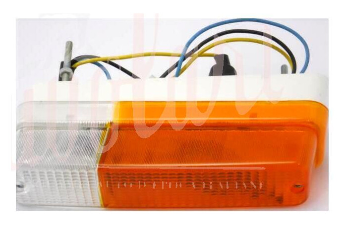 FANALINO ANT CONCORRENZA BIANCO/ARANCIO (2 LAMPADE