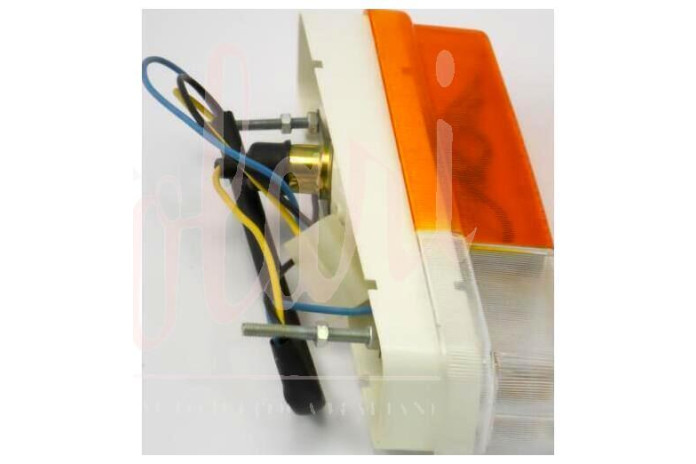 FANALINO ANT CONCORRENZA BIANCO/ARANCIO (2 LAMPADE