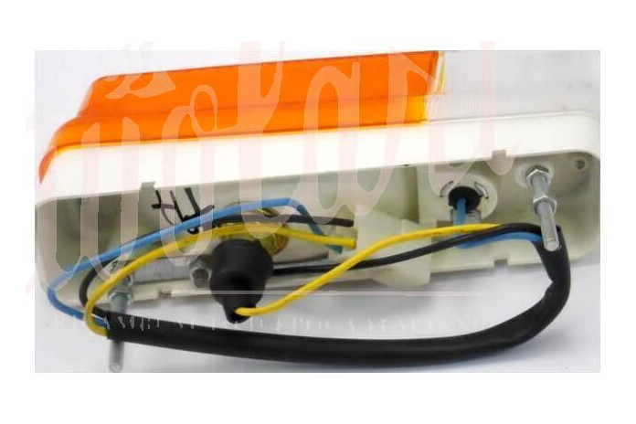 FANALINO ANT CONCORRENZA BIANCO/ARANCIO (2 LAMPADE