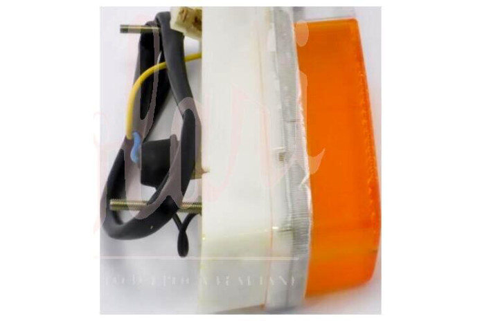 FANALINO ANT SEIMA BIANCO/ARANCIO (2 LAMPADE )