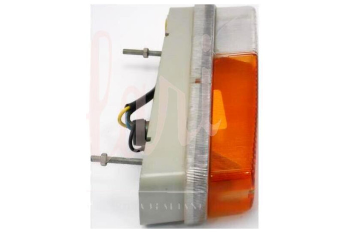 FANALINO ANT ALTISSIMO BIANCO/ARANCIO (2 LAMPADE )