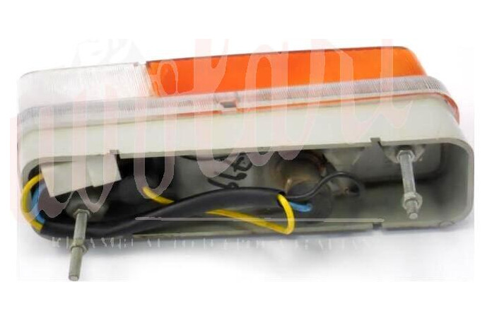 FANALINO ANT ALTISSIMO BIANCO/ARANCIO (2 LAMPADE )