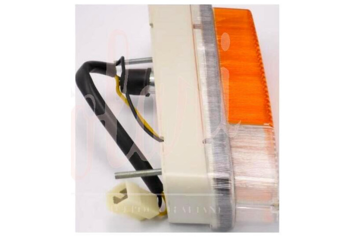 FANALINO ANT CARELLO BIANCO/ARANCIO (2 LAMPADE )