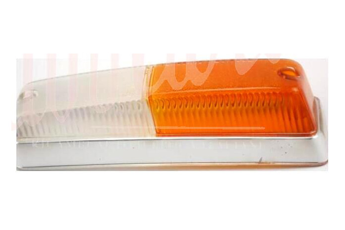 LENTE FANALINO ANTERIORE ALTISSIMO BIANCO/ARANCIO