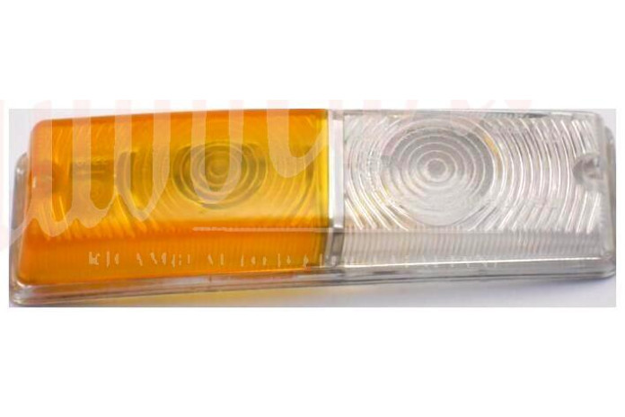 LENTE FANALINO ANTERIORE OLSA BIANCO/ARANCIO