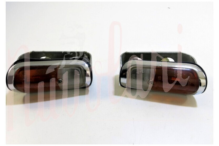 COPPIA FANALINO ANTERIORE ALTISSIMO BIANCO/ARANCIO