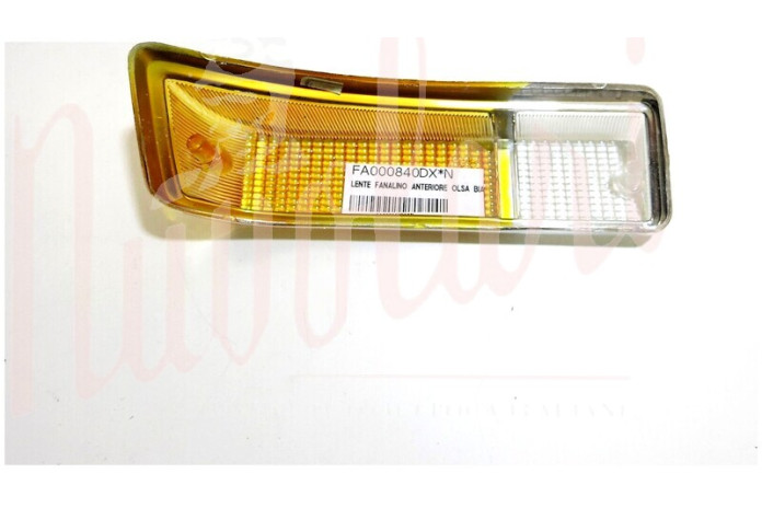 LENTE FANALINO ANTERIORE OLSA BIANCA/ARANCIO