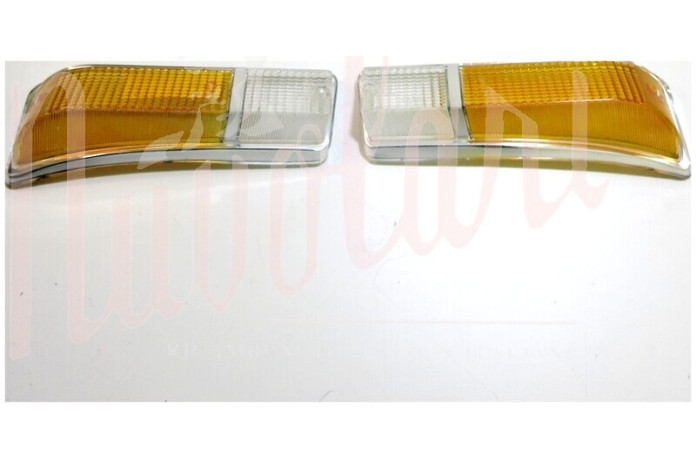 COPPIA LENTI FANALINI ANT OLSA BIANCHE/ARANCIO