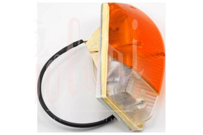 FANALINO ANTERIORE CARELLO BIANCO/ARANCIO