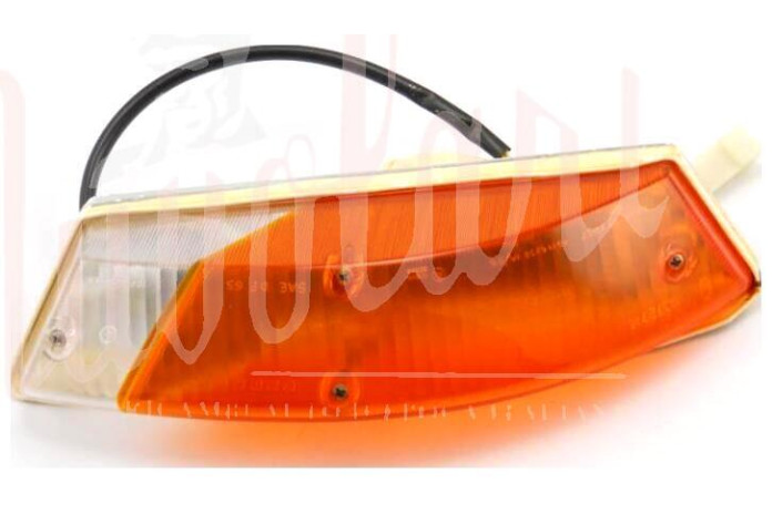 FANALINO ANTERIORE CARELLO BIANCO/ARANCIO