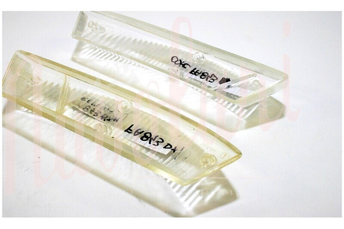 COPPIA LENTI FANALINI ANT REPLICA CARELLO BIANCHE