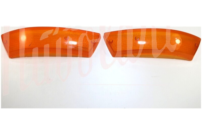 COPPIA LENTE FANALINI ANTERIORI CARELLO ARANCIO