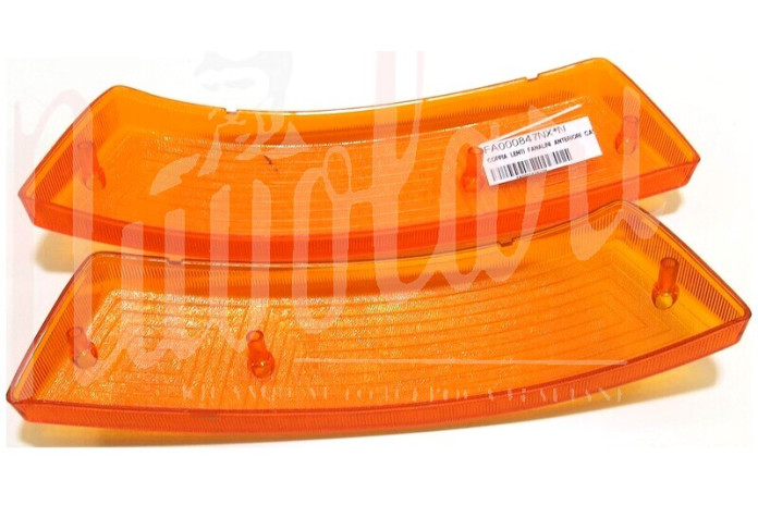 COPPIA LENTE FANALINI ANTERIORI CARELLO ARANCIO